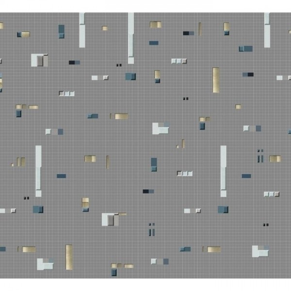 Wallpaper Pixels DI 3304-3 - Tres Tintas Wallpaper Pixels DI 3304-3 - Tres Tintas