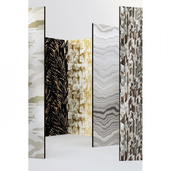 Papier peint Marqueterie Bois 6445-02 - LELIEVRE PARIS