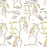 Carta da Parati Ecriture 6465-01 - LELIEVRE PARIS