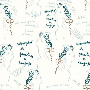 Papel Pintado Ecriture 6465-02 - LELIEVRE PARIS