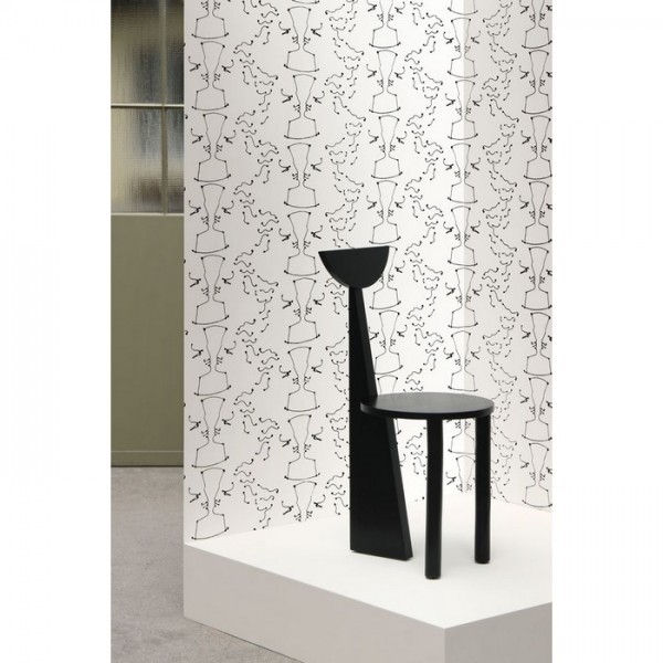 Papier peint Tete a Tete 6464-01 - LELIEVRE PARIS