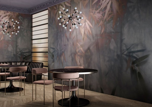 Wallpaper Crystal Noir GLIX122B - GLAMORA