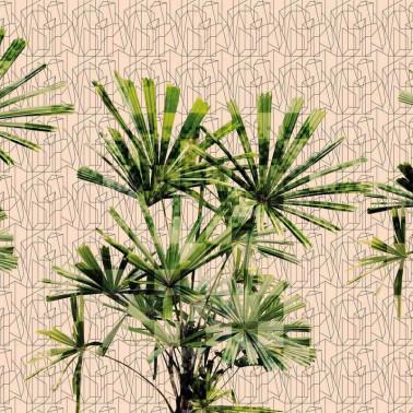 Papel Pintado GLGE121A CUBIC PLANT - GLAMORA