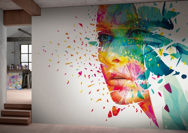 Tapete DD4A-PAINTFLOWERS - GLAMORA