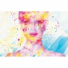 Papier peint DD5A-TURQUOISE - GLAMORA