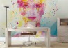 Papier peint DD5A-TURQUOISE - GLAMORA
