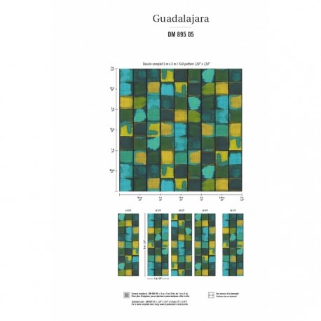 Carta da Parati Panoramique Guadalajara DM-895-05 - Elitis