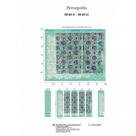 Carta da Parati Panoramique Persepolis DM-864-01 - Elitis