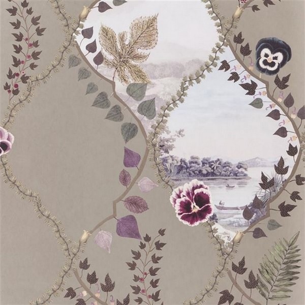 Wallpaper PCL7016/04 COUP DE VENT CUIVRE - CHRISTIAN LACROIX Wallpaper PCL7016/04 COUP DE VENT CUIVRE - CHRISTIAN LACROIX