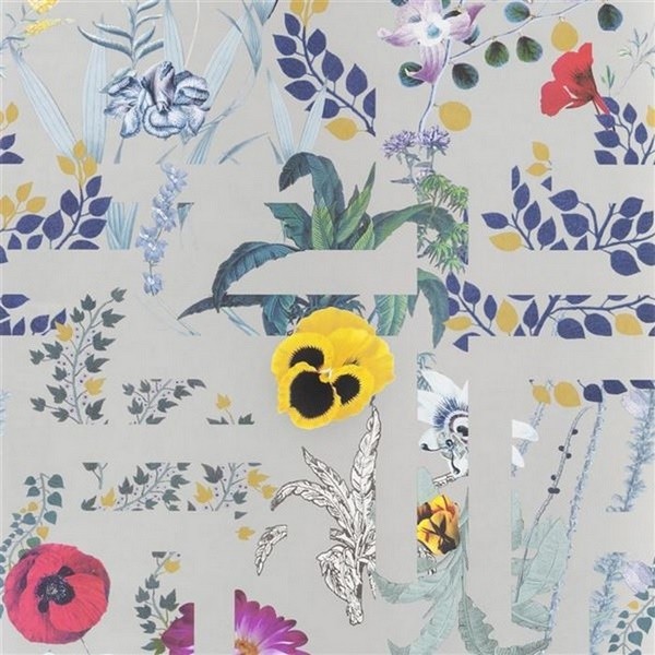 Wallpaper PCL7018/03 PRIMAVERA LABYRINTHUM ARGENT - CHRISTIAN LACROIX Wallpaper PCL7018/03 PRIMAVERA LABYRINTHUM ARGENT - CHRISTIAN LACROIX
