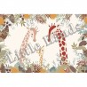 Carta da Parati Giraffe Family - LITTLE HANDS