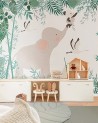 Carta da Parati The Elephant and the Panda - LITTLE HANDS