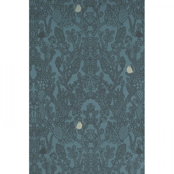 Wallpaper Amelie Petrol 124-02 - MAJVILLAN Wallpaper Amelie Petrol 124-02 - MAJVILLAN