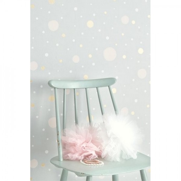 Wallpaper Confetti Grey-Gold 117-01 - MAJVILLAN Wallpaper Confetti Grey-Gold 117-01 - MAJVILLAN