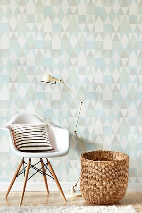 Papier peint Alice Turquoise 109-02 - MAJVILLAN