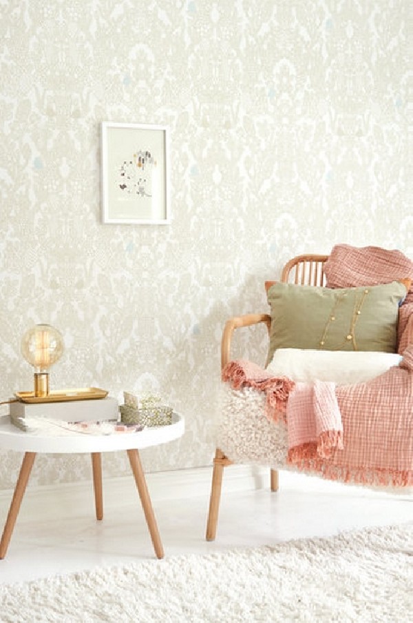 Papier peint Amelie Sand 124-03 - MAJVILLAN