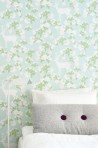 Tapete Apple Garden Turquoise 107-01 - MAJVILLAN