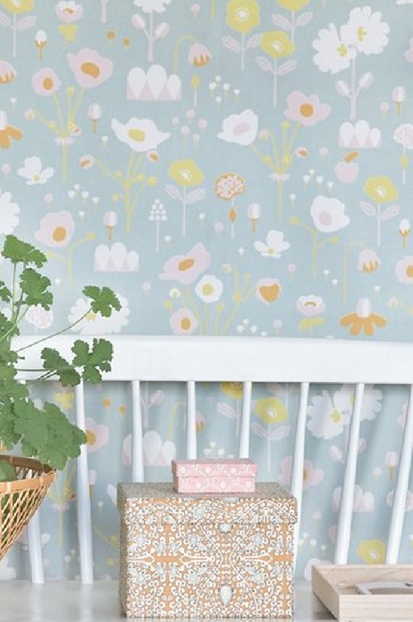 Tapete Bloom Grey 121-01 - MAJVILLAN