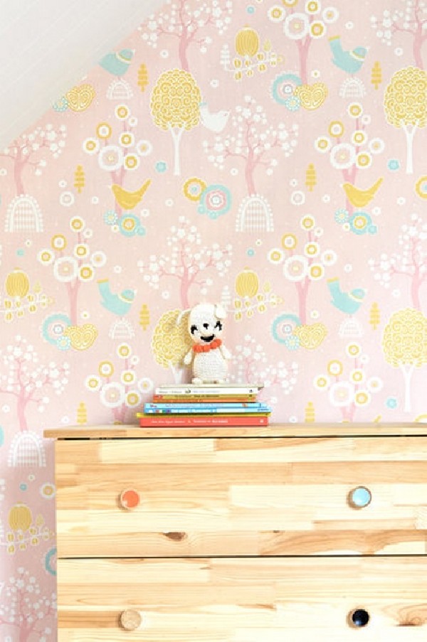 Wallpaper Cherry Valley Pink 102-05 - MAJVILLAN