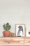 Papier peint Viggo Grey 122-01 - MAJVILLAN