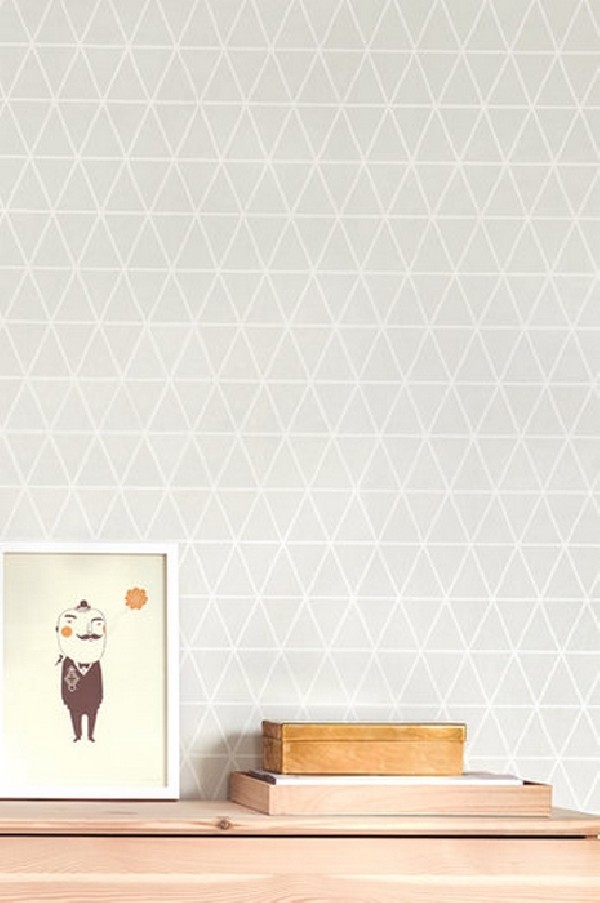 Papier peint Viggo Grey 122-01 - MAJVILLAN