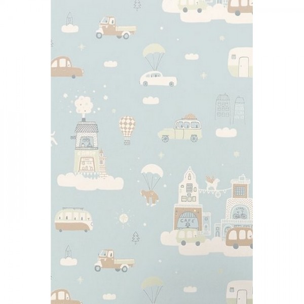 Tapete Above The Clouds Soft Blue 131-02 - MAJVILLAN Tapete Above The Clouds Soft Blue 131-02 - MAJVILLAN