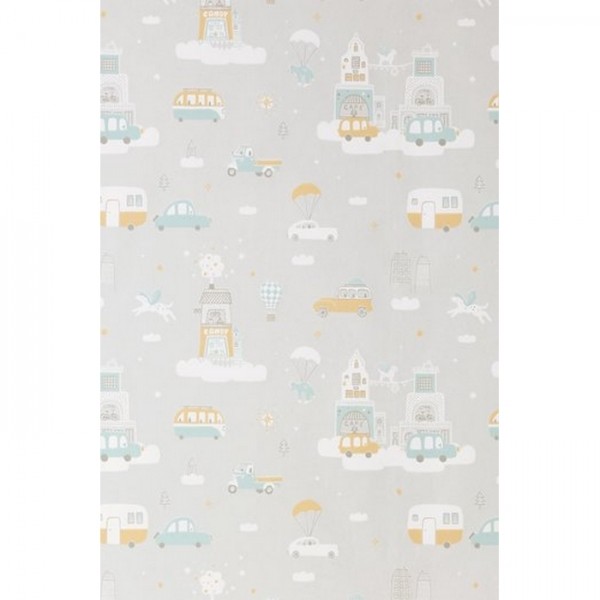 Papel de parede Above The Clouds Soft Grey 131-01 - MAJVILLAN Papel de parede Above The Clouds Soft Grey 131-01 - MAJVILLAN