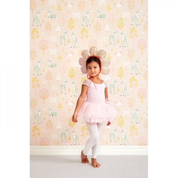Papier peint Golden Woods Sweet Pink 125-03 - MAJVILLAN