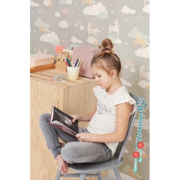 Tapete Rainbow Treasures Mud Grey 129-01 - MAJVILLAN