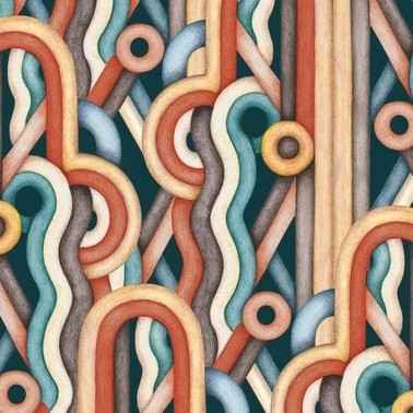 Wallpaper Caligrama RU3401-4  - Tres Tintas