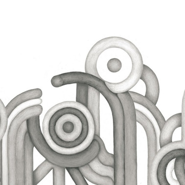 Wallpaper Mural Caligrama M3401-1 - Tres Tintas