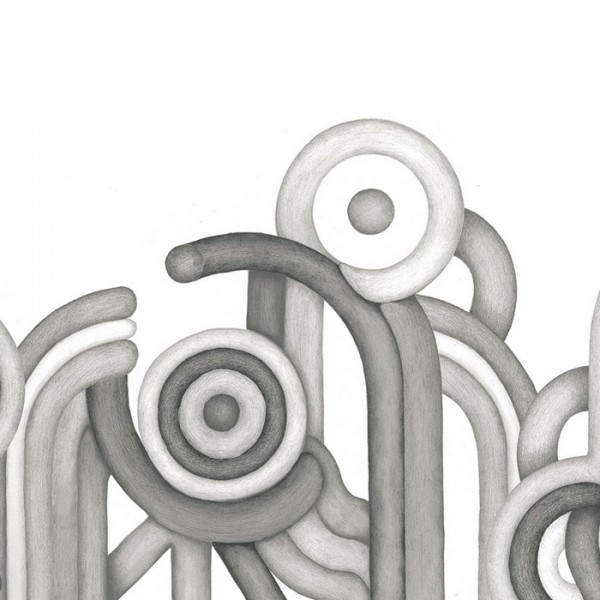 Wallpaper Mural Caligrama M3401-1 - Tres Tintas Wallpaper Mural Caligrama M3401-1 - Tres Tintas