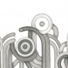 Wallpaper Mural Caligrama M3401-1 - Tres Tintas
