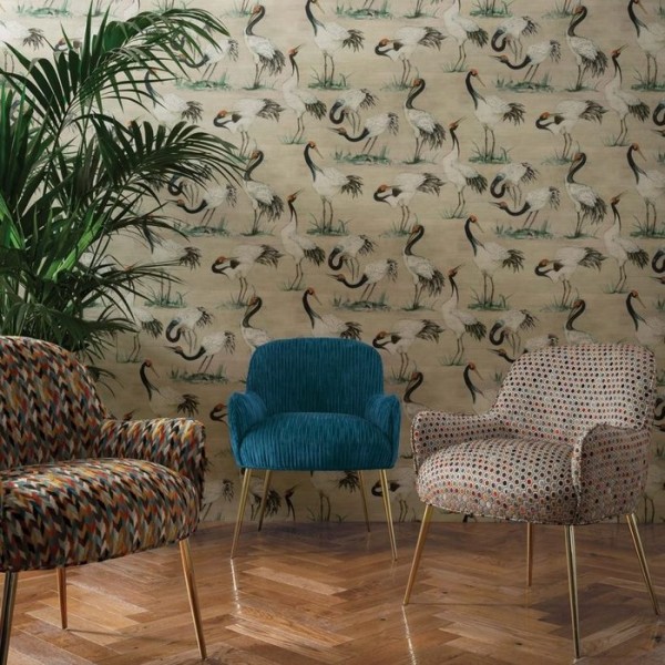 Wallpaper Cranes W7456-01 - OSBORNE and LITTLE