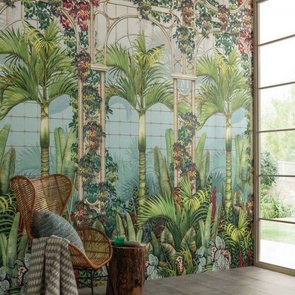 Papier peint Palm House W7452-01 - OSBORNE and LITTLE