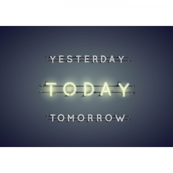 Carta da Parati Neon Today Lime Mural 8500182 - COORDONNE