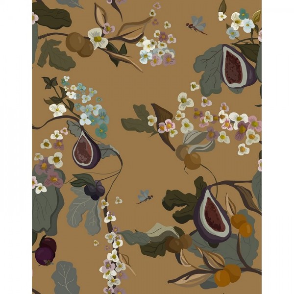 Papel Pintado Fruits - Gold 8000051 - COORDONNE Papel Pintado Fruits - Gold 8000051 - COORDONNE