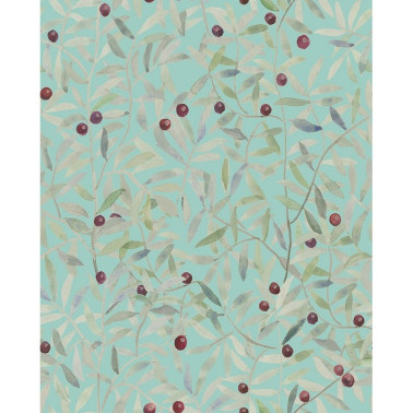 Papier peint Leaf Craze - Lagoon 8000009 - COORDONNE
