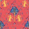 Medieval Tapestry Deep Coral 8000013