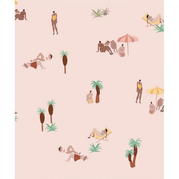 Papel de parede One Day At The Beach - Pink Sand 8000040 - COORDONNE Papel de parede One Day At The Beach - Pink Sand 8000040 - COORDONNE