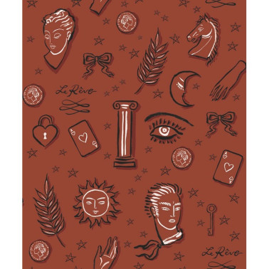 Wallpaper Le Reve - Terracota 8000046 - COORDONNE