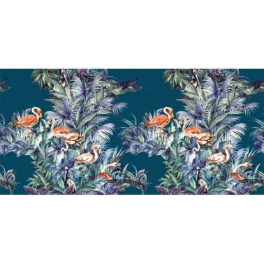 Tapete EVERGLADES DARK BLUE DOM145-1 - LES DOMINOTIERS