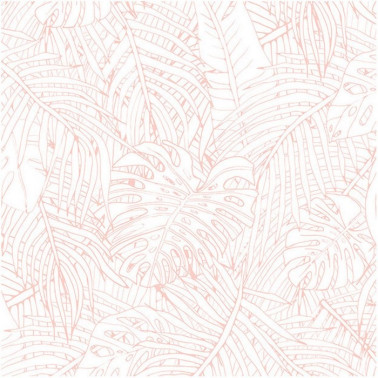 Carta da Parati JUNGLE ISLAND PINK DOM142-3 - LES DOMINOTIERS