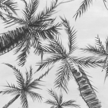 Carta da Parati ROYAL PALM GREY DOM1410-1 - LES DOMINOTIERS