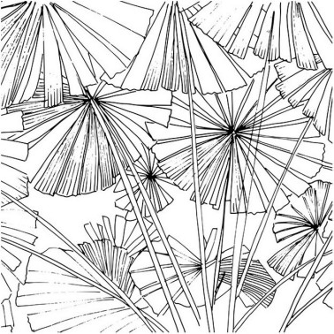Papel Pintado SAGAMORE BLACK AND WHITE DOM1412-1 - LES DOMINOTIERS