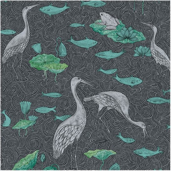 Papel de parede ENCHANTED RIVER AFDC200-1 - LES DOMINOTIERS Papel de parede ENCHANTED RIVER AFDC200-1 - LES DOMINOTIERS