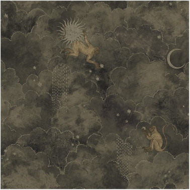 Papel Pintado STARS AND MONKEYS AFDC204-4 - LES DOMINOTIERS