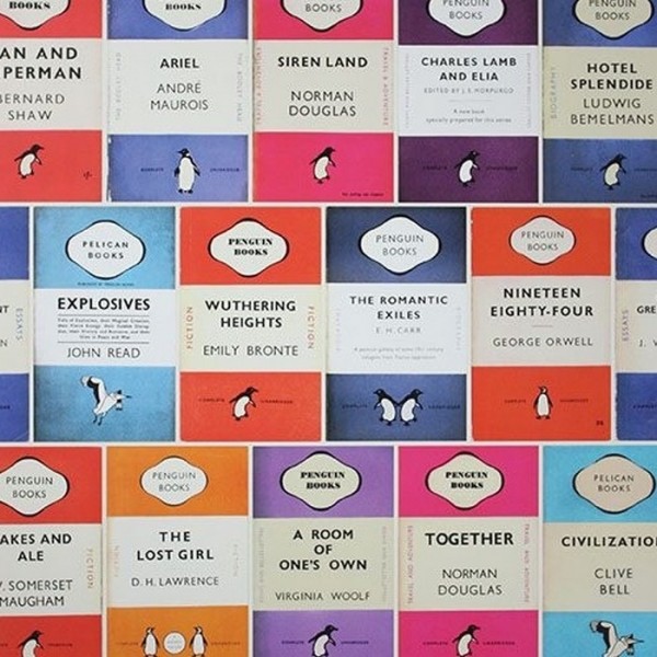 Wallpaper Penguin Library W6498-01 - OSBORNE and LITTLE Wallpaper Penguin Library W6498-01 - OSBORNE and LITTLE