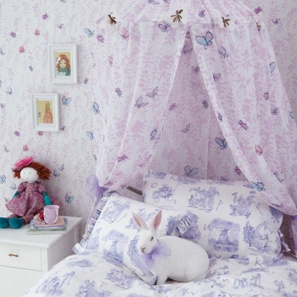 Papier peint Butterfly Meadow W6061-03 - OSBORNE and LITTLE