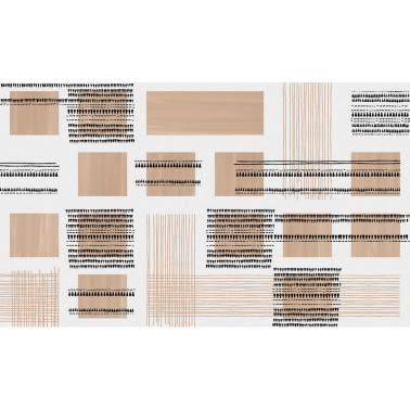 Papel Pintado Brushed Drops B6401 - CODE COMTEMPORARY DESING BY JANNELLI